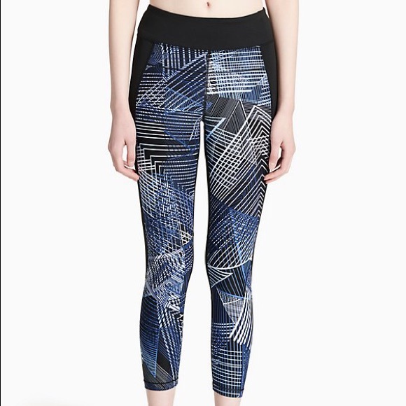 Calvin Klein Legging Black With Graphics - Picture 1 of 8